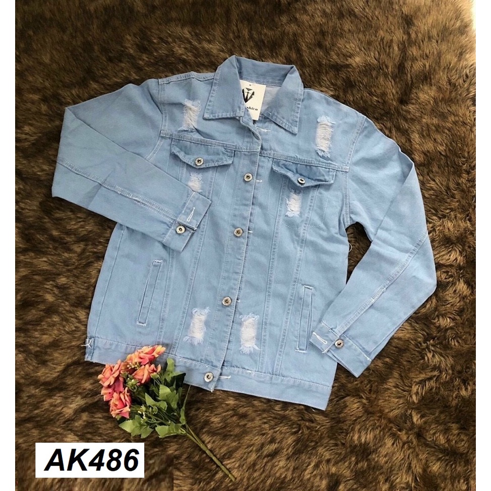 Áo khoác jeans nam (Chất jean cotton) AK486