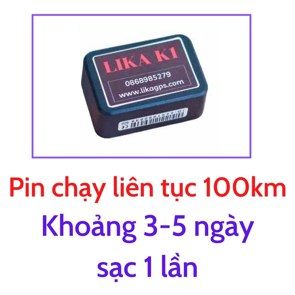 Định vị không dây LIKA K1 độ chính xác cao - Miễn phí phần mềm trọn đời - kích thước siêu nhỏ gọn