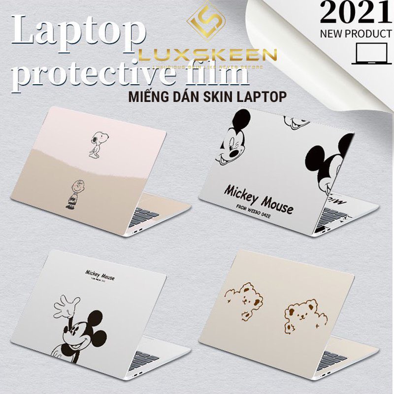 Miếng Dán Skin Laptop - Decal Dán cho Dell, Hp, Asus, Lenovo, Acer, MSI, Surface,Vaio, Macbook 15 6 inch MD 305 LUXSKEEN