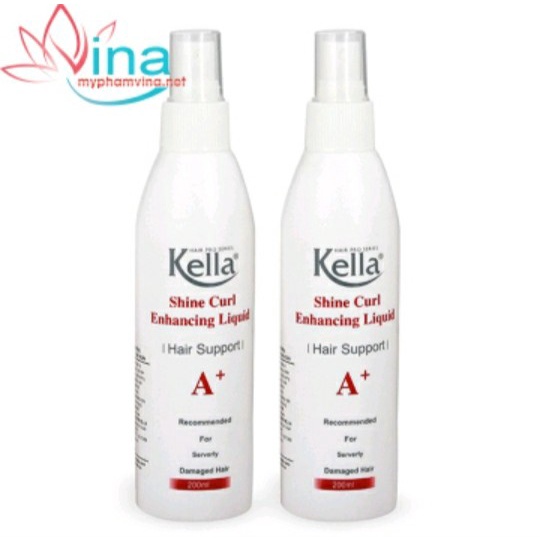 Xịt Dưỡng Tóc Kella A+ Dành Cho Tóc Xoăn 200ml