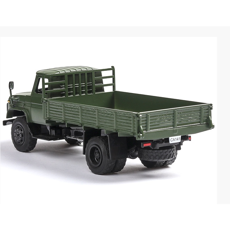 Mô hình xe tải quân sự xanh CA141 vỏ sắt 1:36 ô tô giải phóng DongFeng bộ đội oto tĩnh trưng bày o to Jiefang RC đồ chơi