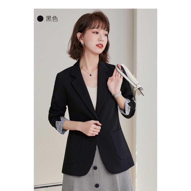 ÁO VEST BLAZER NỮ HAI LỚP PHONG CÁCH HÀN QUỐC MẪU MỚI NHẤT MÃ HQ01