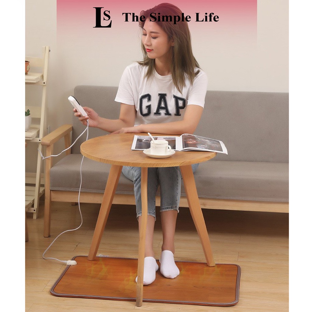 Thảm sưởi ấm chân bằng điện, thảm sưởi ấm chó mèo chống trượt, thiết bị giữ ấm cho mùa đông cao cấp,đa năng [CHÍNH HÃNG]