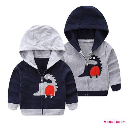 Áo Khoác Hoodie Hình Khủng Long Cho Bé Trai