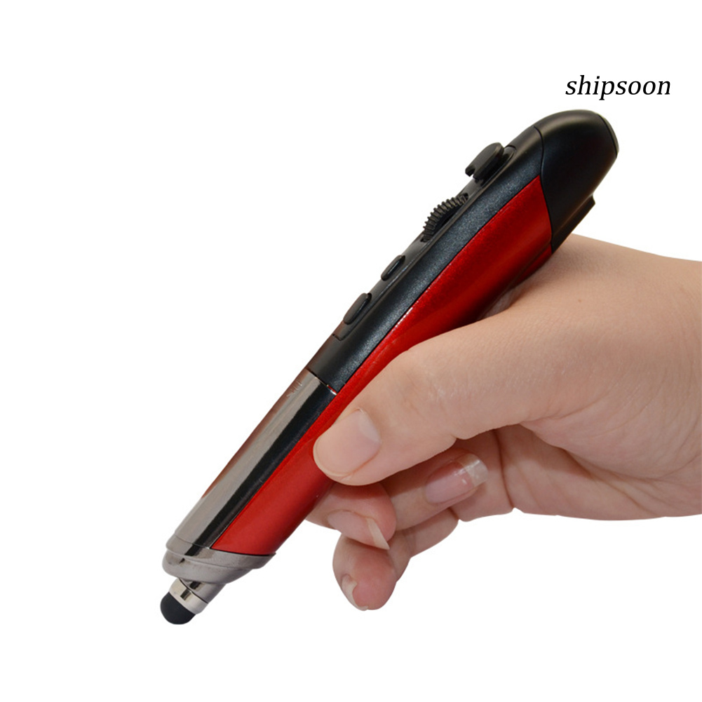 ssn -Portable 2.4GHz Laser PPT Presenter Remote Control Wireless Touch Pen Mouse