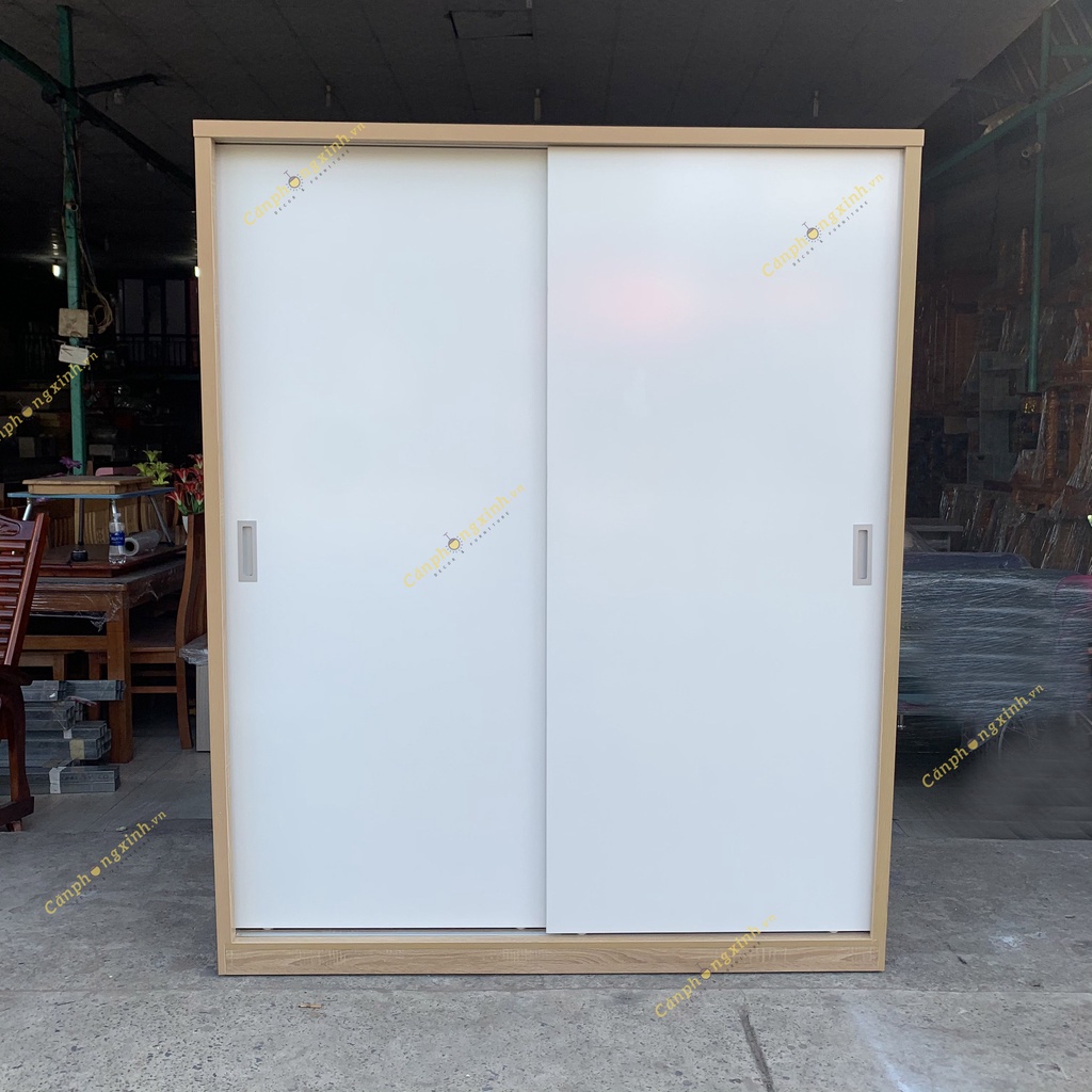 Tủ quần áo CPX-T37, tủ cửa lùa,gỗ MDF phủ melamin