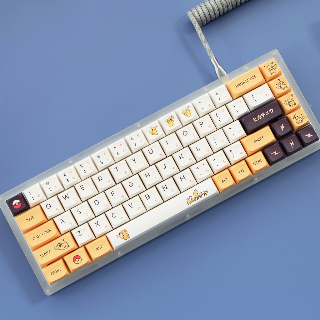 PBT keycap XDA Cấu hình 139 Phím Nhuộm thăng hoa Bố cục ANSI cho Bàn phím cơ Công tắc Cherry MX