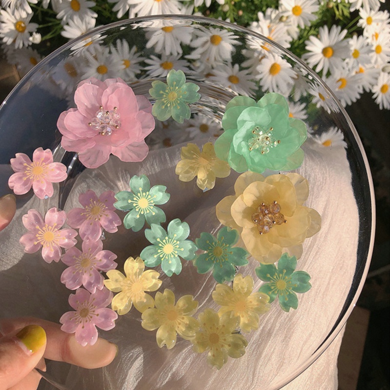 Set 5 Kẹp Tóc Hình Hoa Anh Đào Thời Trang Cho Nữ