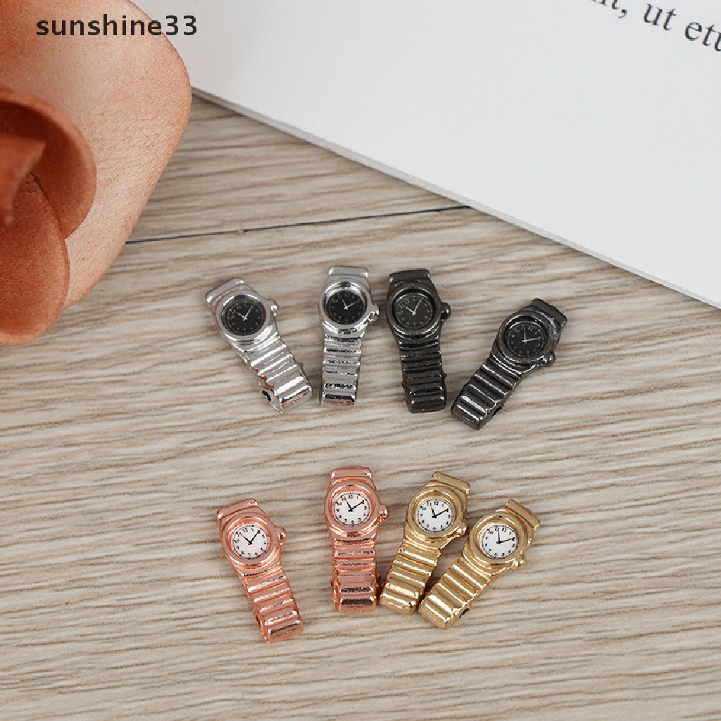 Đồng hồ thu nhỏ theo tỷ lệ 1:12 trang trí nhà búp bê