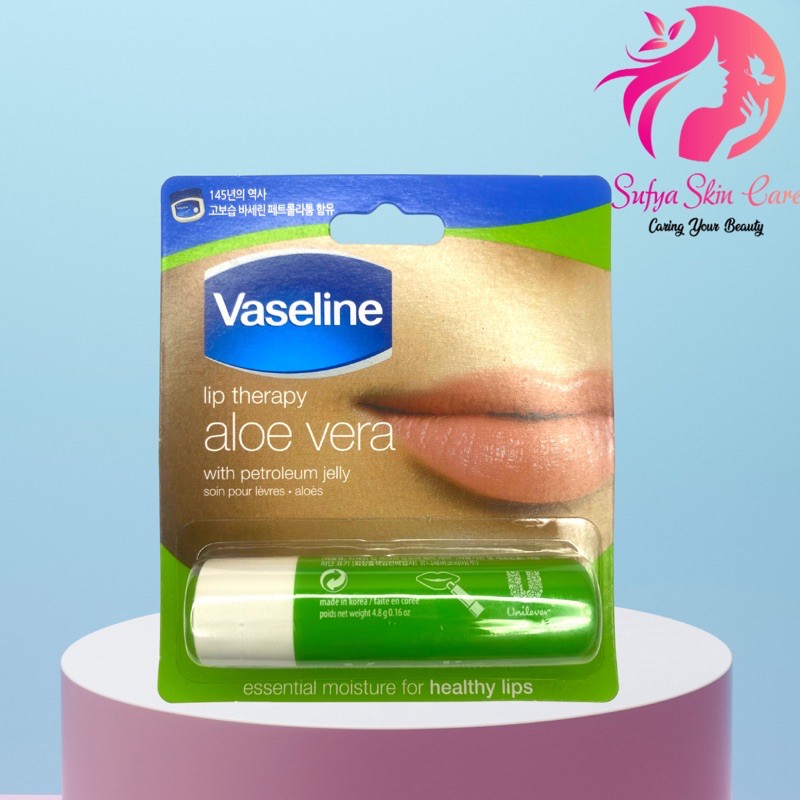 (hàng Mới Về) Son Dưỡng Môi Vaseline Chiết Xuất Lô Hội 4.8g | BigBuy360 - bigbuy360.vn