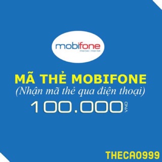 Thẻ mobifone 100k