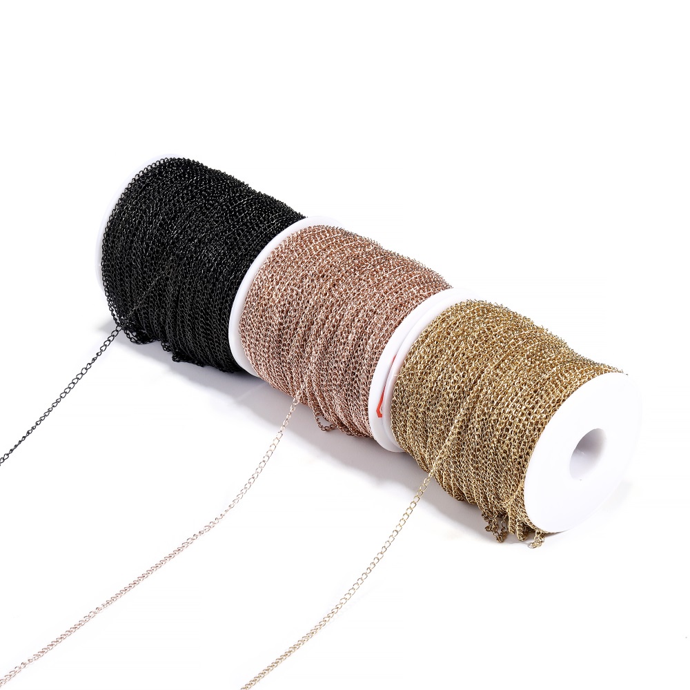 Dây xích St.kunkka bằng thép không gỉ 0.3/0.4/0.5/0.6/0.8mm dài 2m làm trang sức