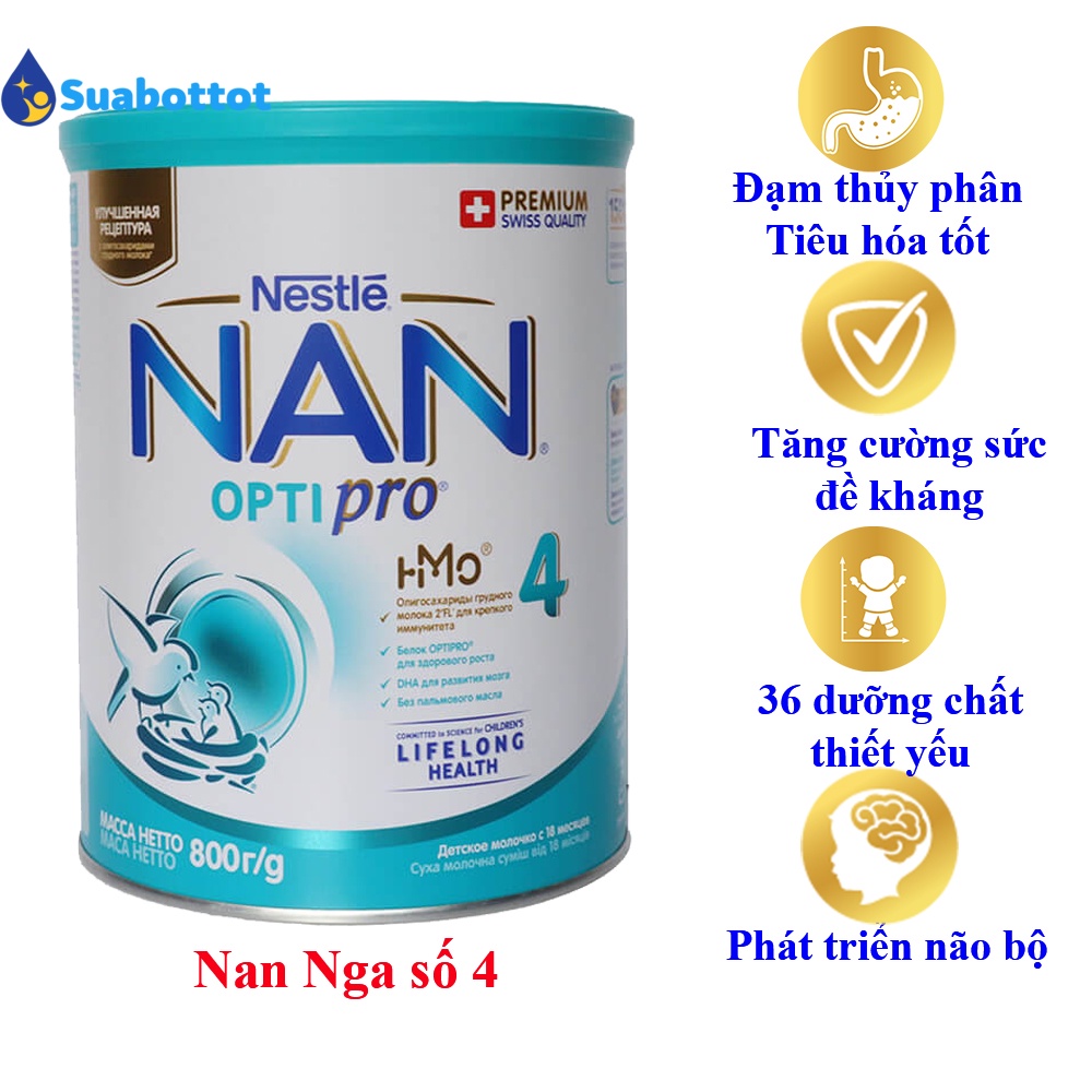 Sữa NAN NGA số 4 800G