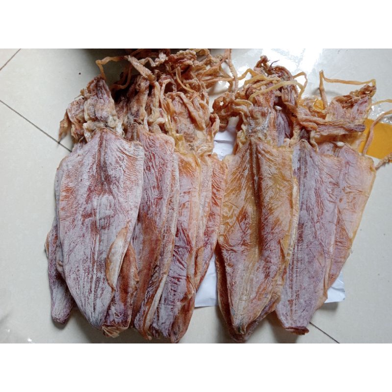 Khô mực câu Nghệ An size 16-18 con/kg -  nướng cồn, than hoa chuẩn ngon, thân dày mình, phơi khô tự nhiên