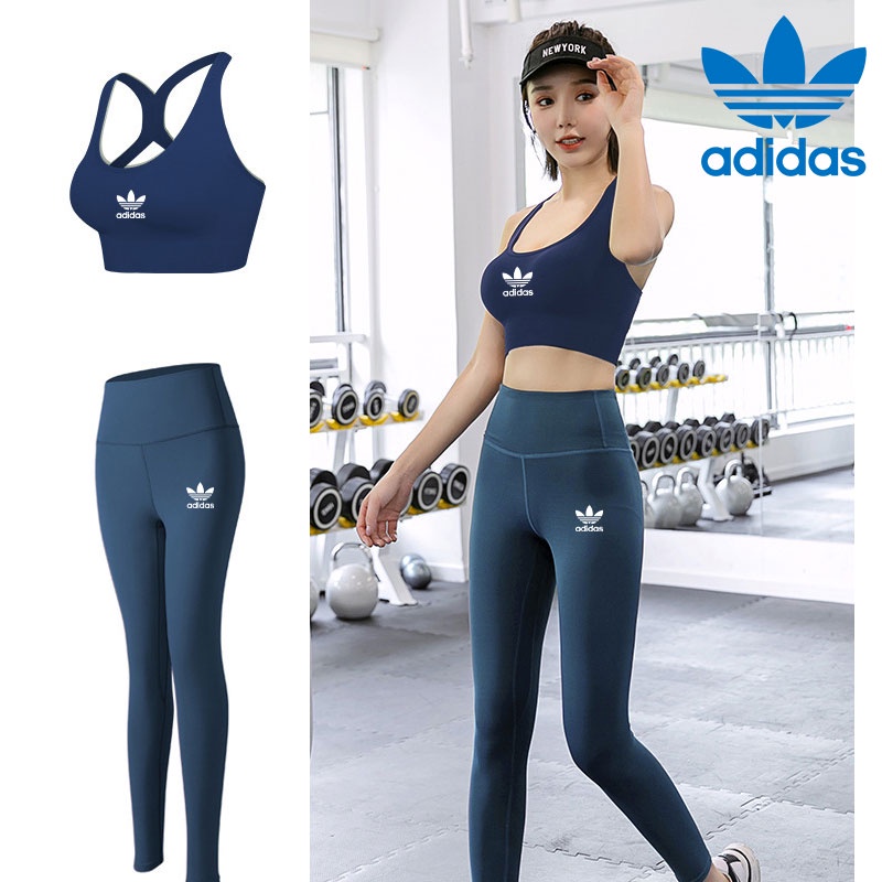 Adidas Set Đồ TậP GồM Bra + QuầN TậP Thể Thao Cho Nữ