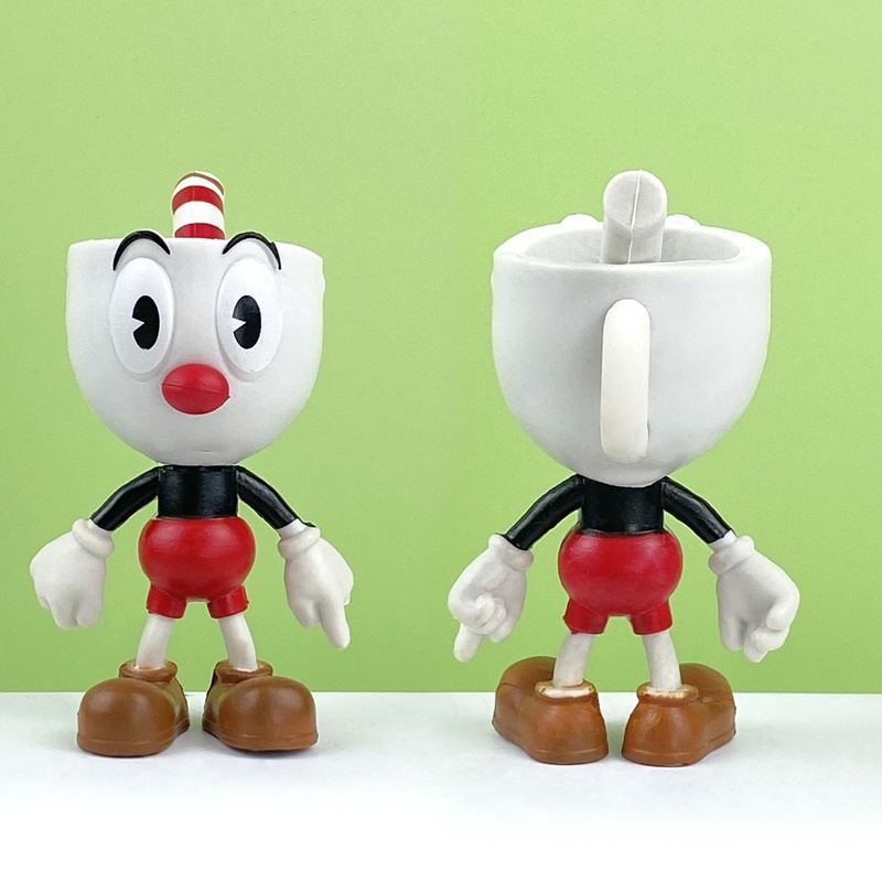 Set 6 Mô Hình Nhân Vật Mugman Mark Cup King Dice Ollie Duke Jasper Bowlboy Trong The Cuphead Showhead Bằng PVC