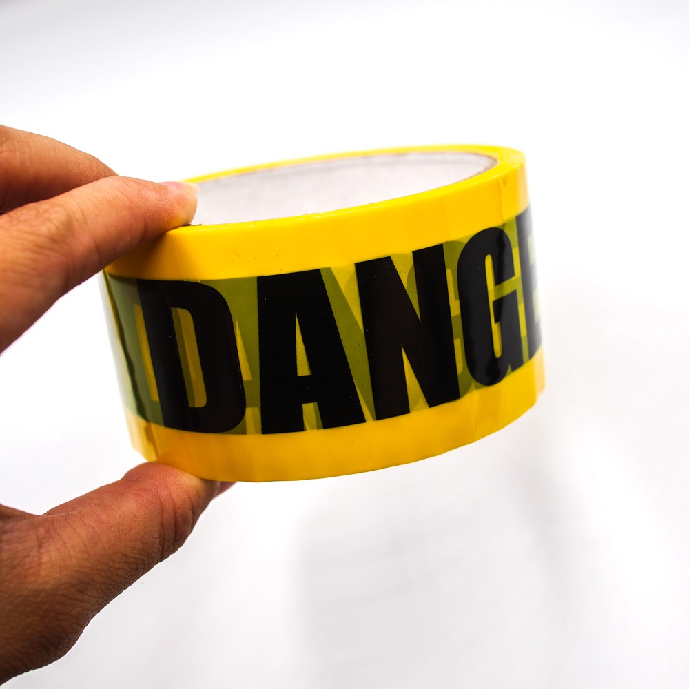 Băng keo tape vàng DANGER - Kích thước 25m - STICKER FACTORY