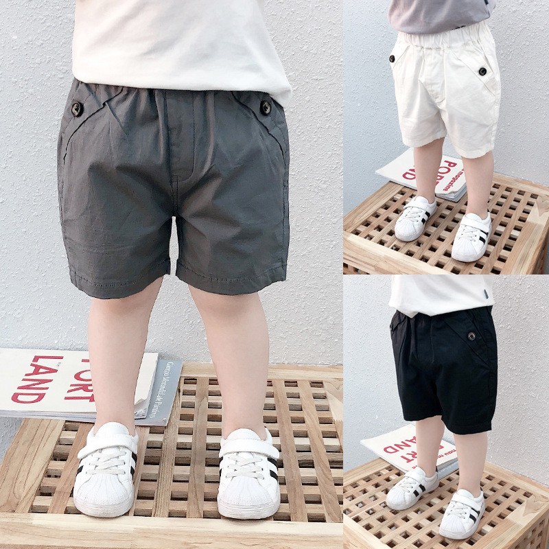 [Q144] Quần short kaki túi cúc cho bé sz 90-140