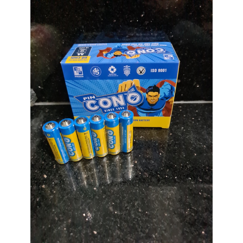 Hộp 48 Viên Pin Tiểu Hiệu Con Ó Pinaco 1.5V