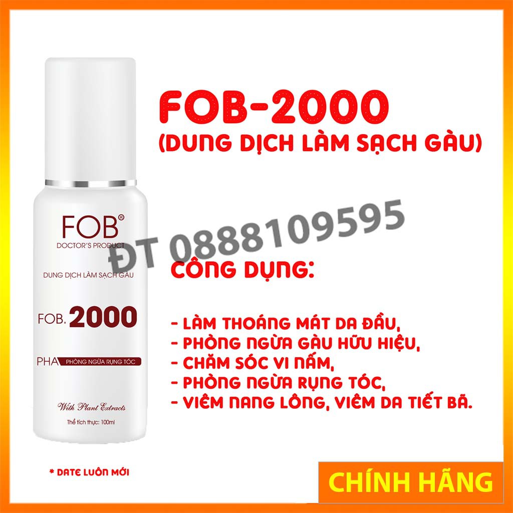 FOB 2000 - Dung dịch xịt trị gàu FOB