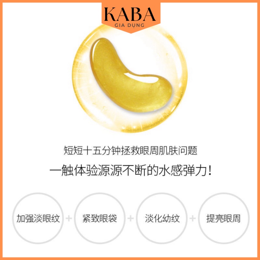 Mặt Nạ Collagen Màu Vàng Làm Mờ Quầng Thâm Bọng Và Nếp Nhăn Hiệu Quả Cho Mắt KABA