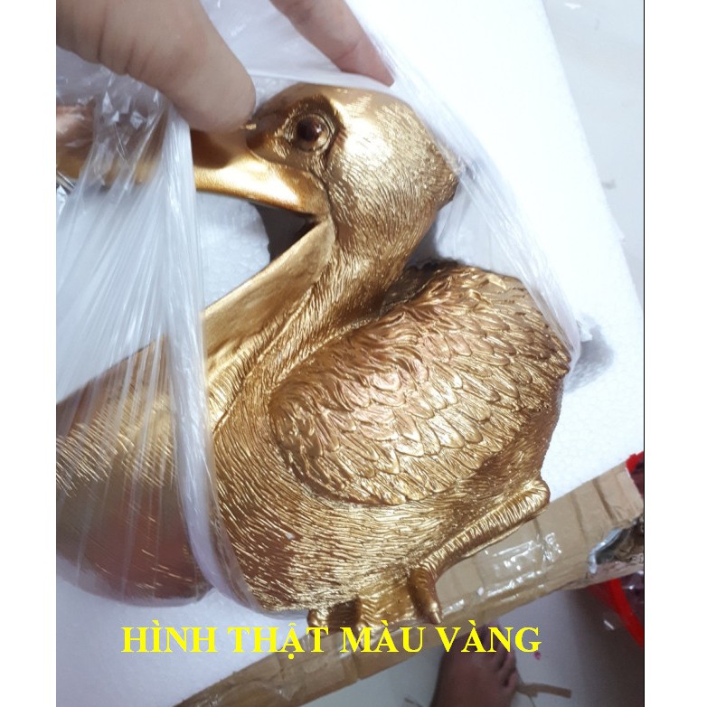 Vạc miệng bự để đồ trang sức trang trí giả cổ