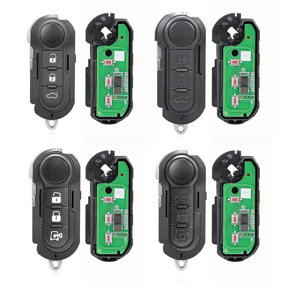 Chìa Khóa Điều Khiển Từ Xa 433MHz Cho Fiat 500 500L Punto Florino Doblo Qubo