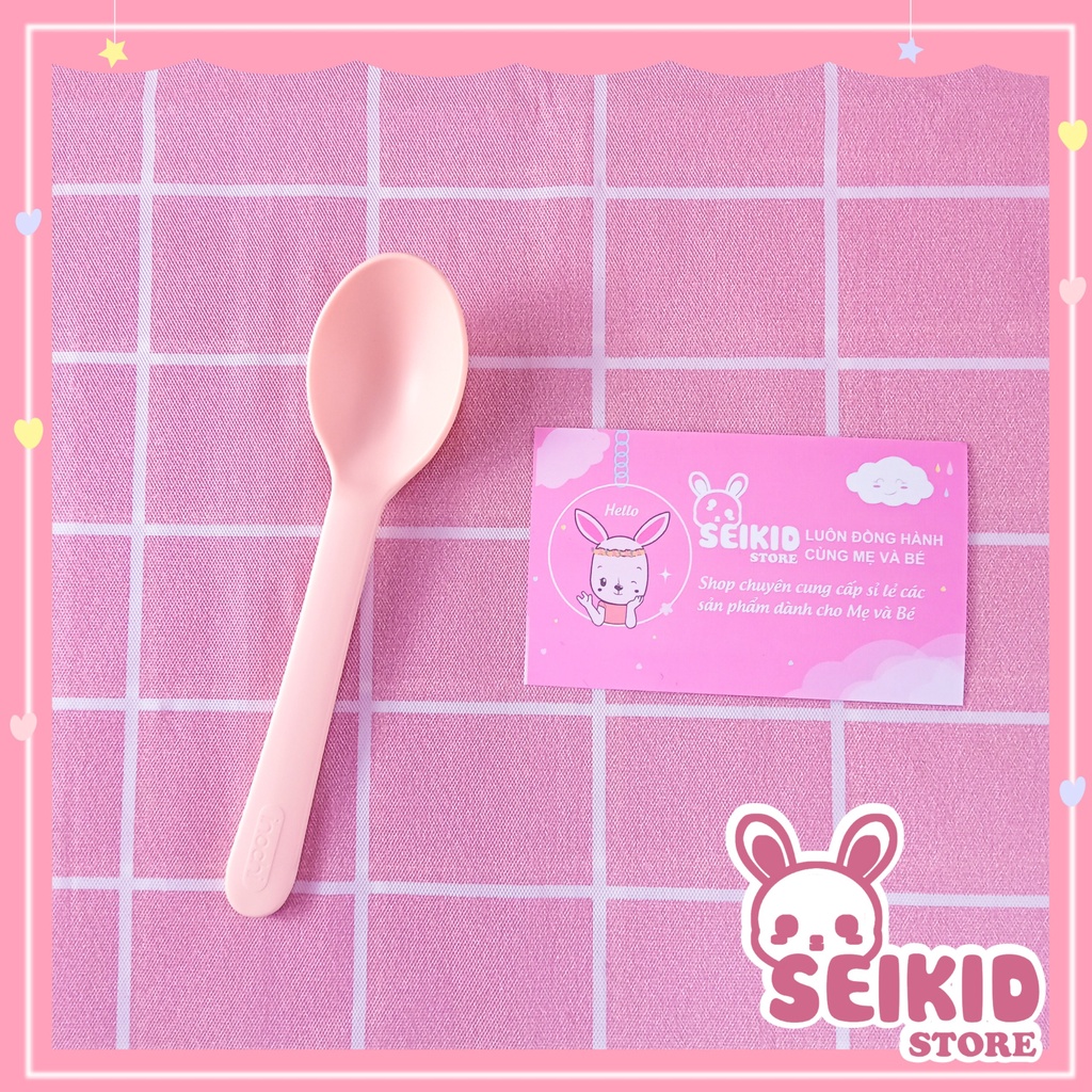 Thìa Ăn Dặm Cho Bé INOCHI Nhựa An Toàn Seikid O6