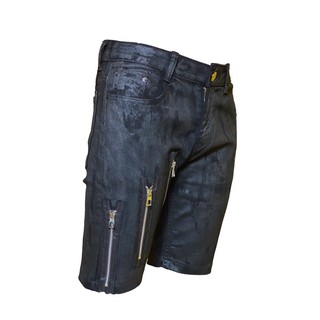 mẫu quần ngố Short Jeans 3 khoá bên phải Wax