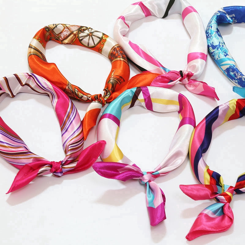 Khăn Lụa Đa Năng Quàng Cổ Buộc Tay Thời Trang Cho Nữ