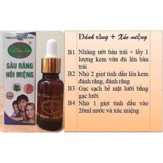 Tinh dầu răng miệng dtl