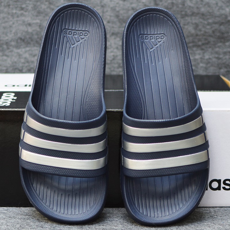 Adidas Duramo màu xanh đen sọc bạc