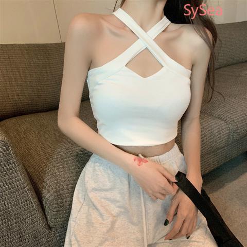 Áo Hai Dây Cổ Đan Chéo Thời Trang Mùa Hè Quyến Rũ Cho Nữ