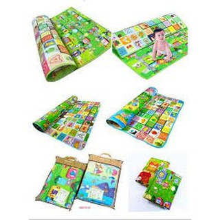 Thảm xốp 2 mặt cho bé maboshi 1,8m x 2m dày 5mm
