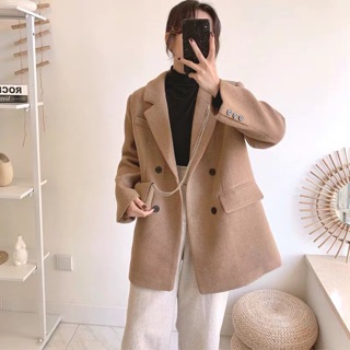 Áo Khoác Dạ Nữ, Áo Khoác Vest nữ Thời Trang Hàn Quốc