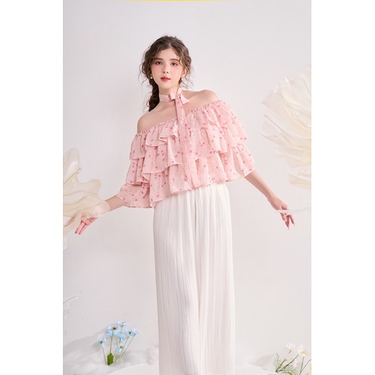 Áo tầng trễ vai Shine top
