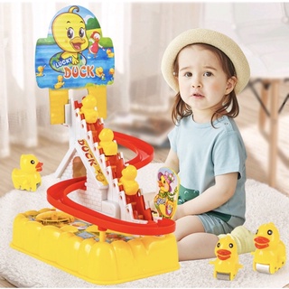 Bộ đồ chơi cho bé Vịt leo thang, Chú chó leo thang, Peppa leo cầu thang có nhạc và pin vui nhộn