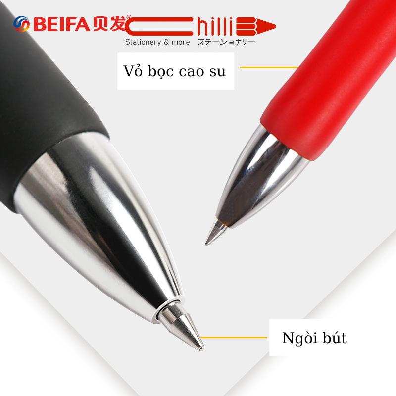 Bút Gel Beifa K35s 3 Màu Thiết Kế Thông Minh