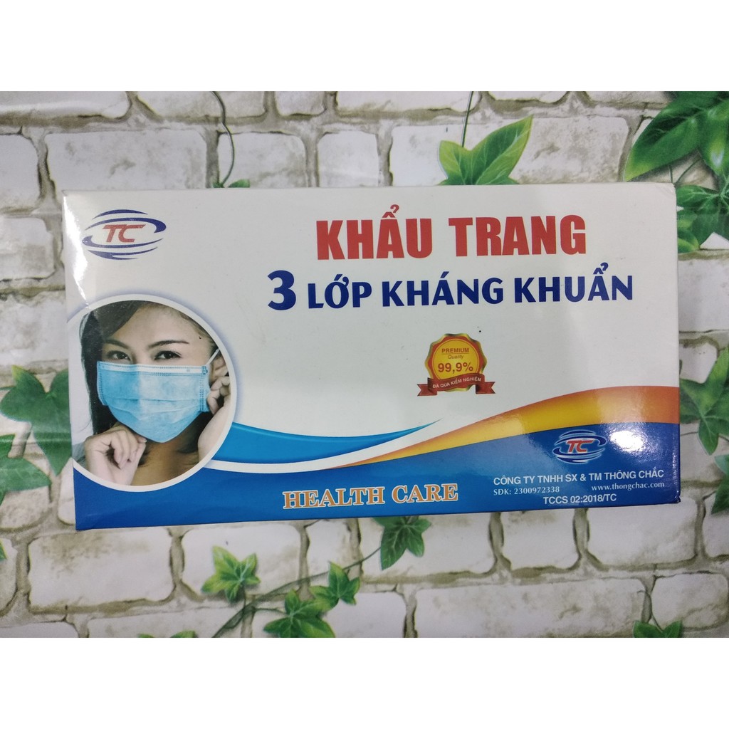 [SỐ LƯỢNG CÓ HẠN] 1 HỘP 50 KHẨU TRANG 3,4 LỚP KHÁNG KHUẨN (CHỌN MÀU) | BigBuy360 - bigbuy360.vn