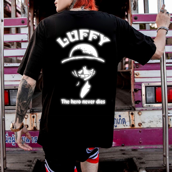 (CÓ VIDEO)ÁO THUN PHẢN QUANG TAY LỠ NAM NỮ LUFFY