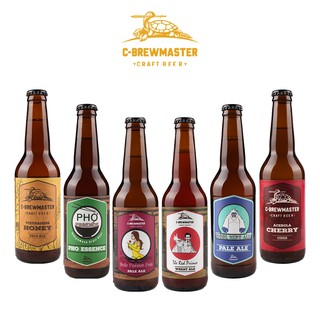 Combo 6 chai bia craft c-brewmaster - bản vị việt