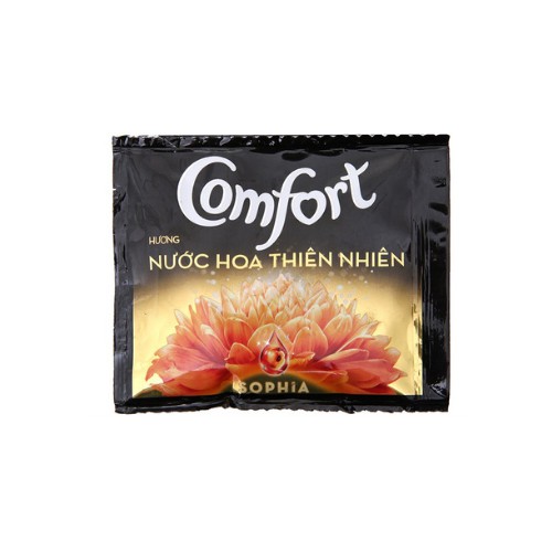 Nước xả vải Comfort vàng 20ml x 10gói (Hương nước hoa Sophia / Bella)\