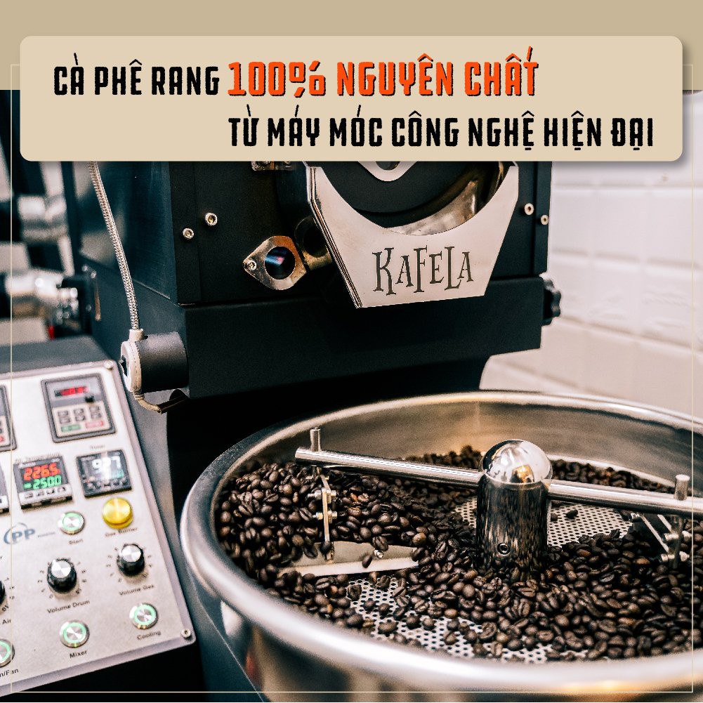 [GU DỊU]-[Pha phin - Cà phê Cầu Đất] - Cà phê pha phin Blend Arabica X Robusta KAFELA