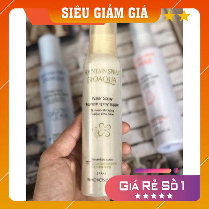 Xịt Khoáng Dưỡng Ẩm 💕Siêu Sale💕 Xit Khoáng Bioaqua 150ml Da Mịn Mượt, 100% Từ Thiên Nhiên, Hàng Nội Địa Trung | BigBuy360 - bigbuy360.vn