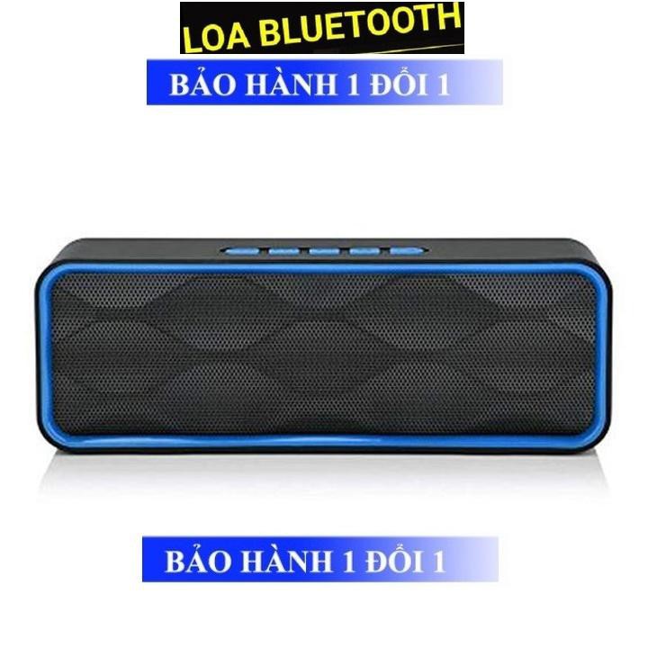 Loa bluetooth siêu bass SC211 có thể sử dụng USB hoặc thẻ nhớ cắm trực tiếp vào loa để nghe nhạc