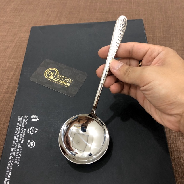 Vá múc canh ngắn USA - Germany Inox 18/10 cao cấp