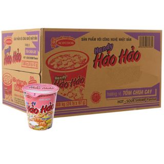 Thùng 24 ly hảo hảo chua cay