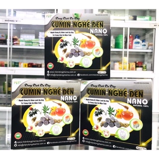 Cumin nano nghệ đen hỗ trợ đau dạ dày
