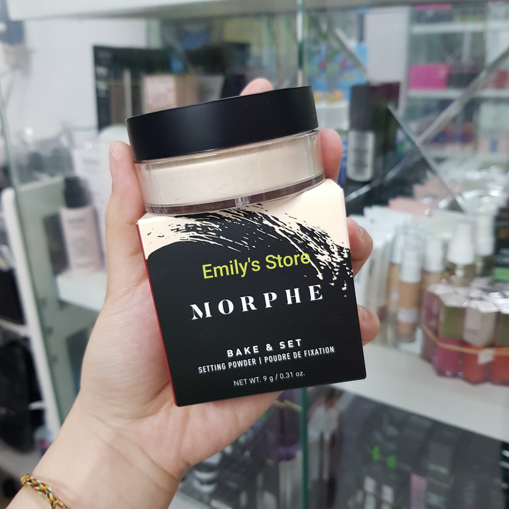 Phấn phủ kiềm dầu Morphe Bake &amp; Set Setting Powder