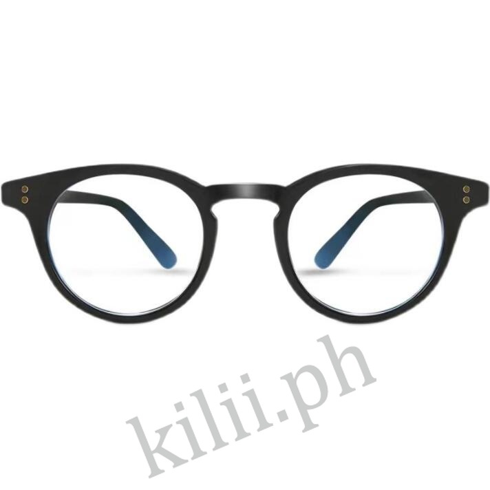 Kính Mát Gọng Tròn Siêu Nhẹ Chống Ánh Sáng Xanh Thời Trang Cho Nữ